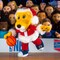 Bleacher Creatures Denver Nuggets Rocky Santa 10" Mascot Plush Figure